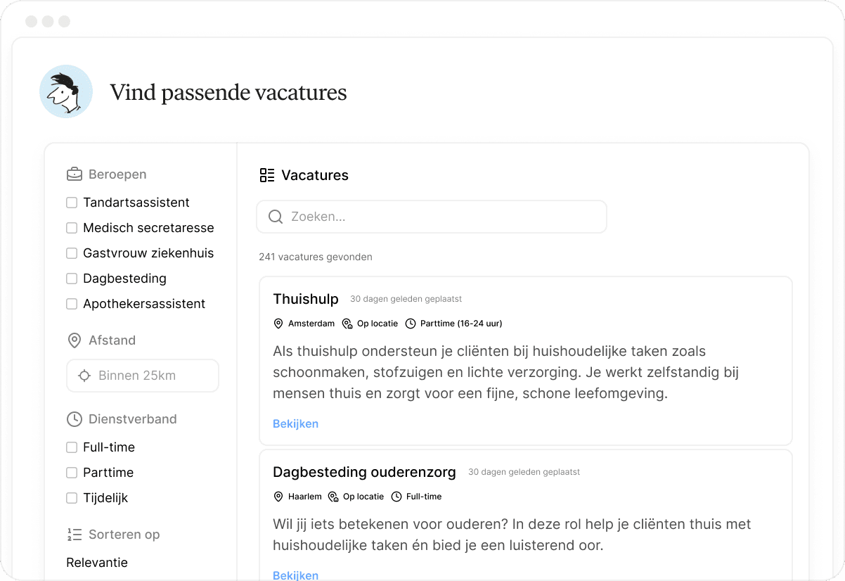 Ontdek direct concrete kansen op de arbeidsmarkt