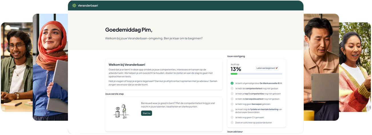 Voorbeeld Veranderbaan